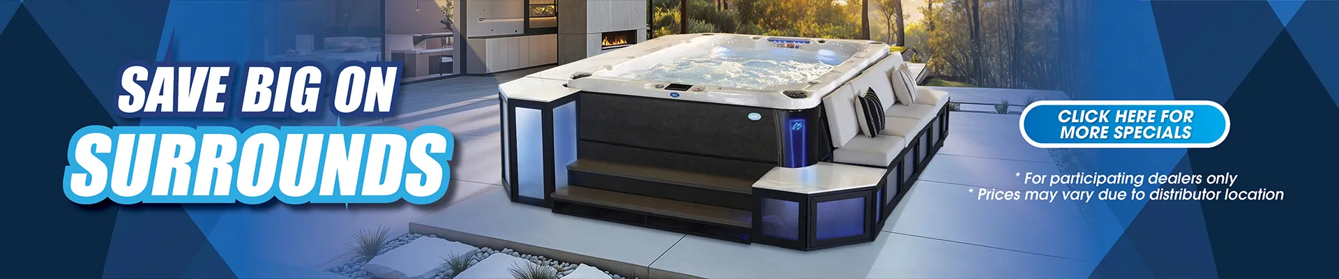 Calspas hot tub being used in a family setting - Tyler